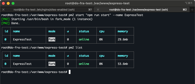 Deploy Nodejs