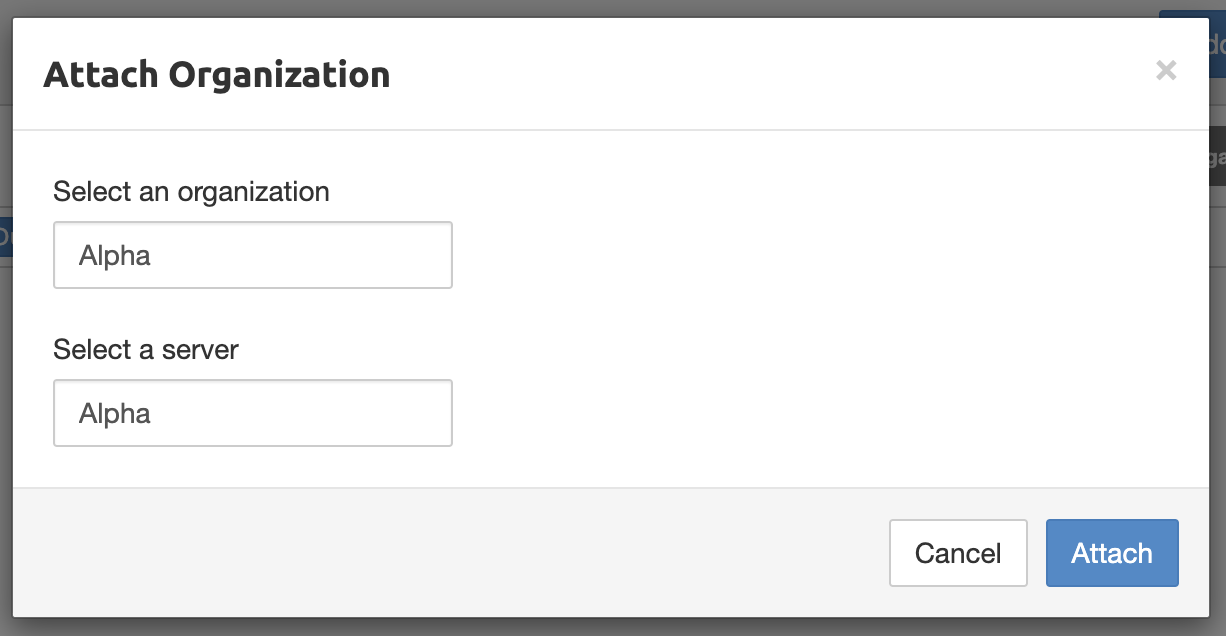 Pritunl Attach Server to Organization